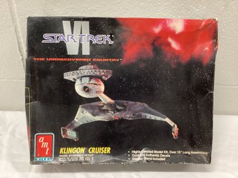 1991 Star Trek Klingon Cruiser Model