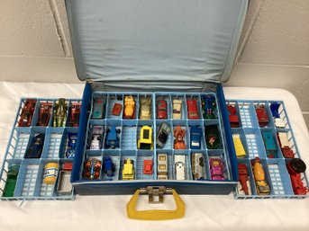 1971 Matchbox Carry Case Full Of Vintage Cars