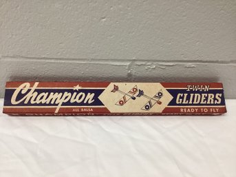 Vintage Champion Twin Gliders