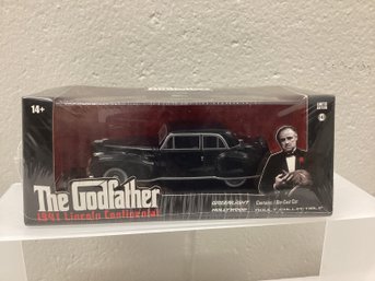Sealed The Godfather 1941 Lincoln Continental Limited Edition 1:43 Die Cast Car