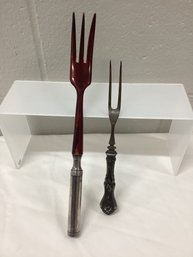 Sterling Handled Serving Forks