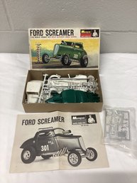 1966 Monogram Ford Screamer Wild Altered Drag Coupe Model Kit