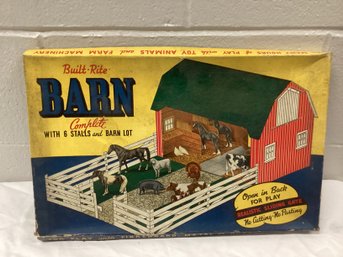Warren Paper Products Built-Rite Barn & Barnyard Playset No 27
