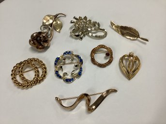 Signed Napier & Other Brooches