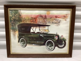 Signed Paul Melia 1916 Peerless Touring Car Print