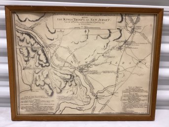 Plan Of The Operations Of General Washington Against The Kings Troops In NJ