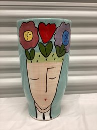 Sandra Magsamen Signed Vase