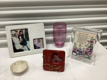 Giftware Incl. Frames, Lenox, Vase & Musical Plaque