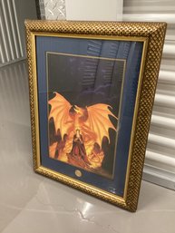 Signed Michael Whelan Limited Edition Dragonfire Lithograph