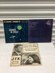 Footsteps On The Moon, Sounds In Space & JFK Vintage Records