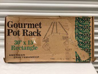 New In The Box Rogar Gourmet Pot Rack