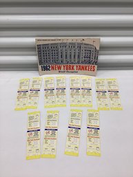 NY Yankees 1962 Programscorecard & 1980 Ticket Stubs