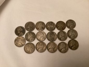 1942-45 Silver War Nickels