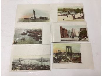 Antique New York City Postcards Unused