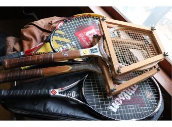 Lot Of Assorted Tennis Rackets