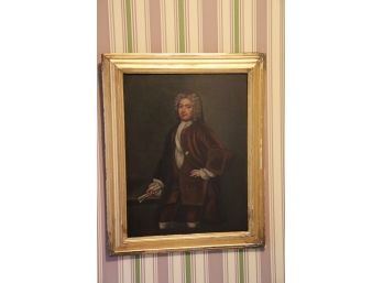 Antique Oil Painting Of Man 18th Century Tepper Galleries