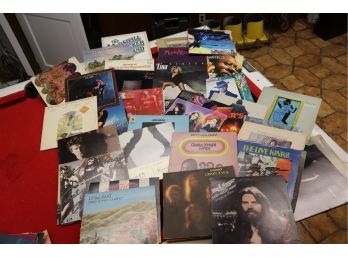 Big Lot Of Assorted Rock N Roll LP's Records
