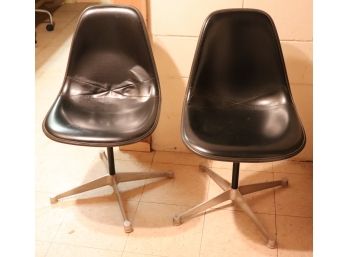 Pair Of Herman Miller Swivel Chairs