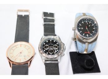 Woman's Watch Lot Of 2 Watches: Toy Watch Co., Rubr Watch And Pirelli