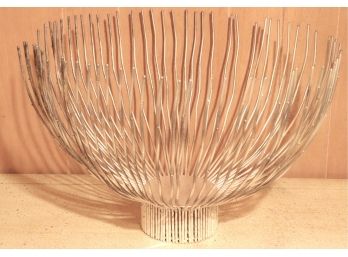 Unique Contemporary Large Free-flowing Wire Bowl