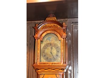 Antique Wood Grandfather Clock