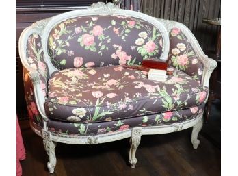 Floral Pattern Settee