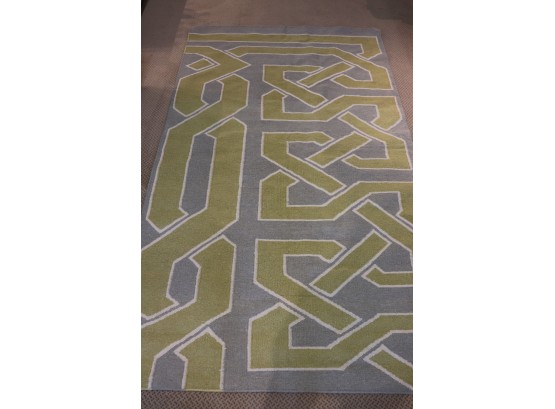 New Fun Geometric Style Area Rug Measures Approximately 100 Inches X 59 Inches