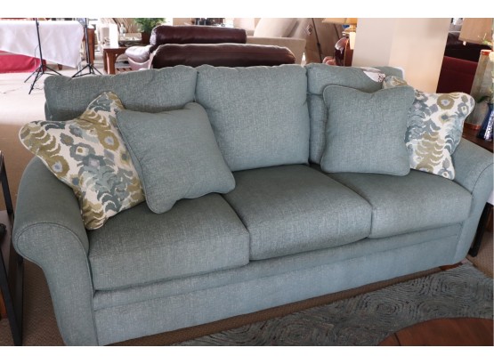 20.Lazy Boy Iclean Sleeper Sofa Quality Linen Fabric, Soft To Touch, Easy To Clean, Stain Resistant