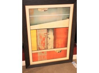 Contemporary Wall Art Print In A Matted Frame