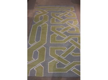 New Fun Geometric Style Area Rug Measures Approximately 100 Inches X 59 Inches