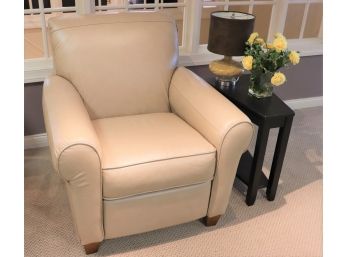 Beige Lazy Boy Bennet Duo Recliner With Push Button Control & Usb Port Includes Small Side Table & Lamp