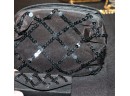 Evening Bags Includes Small Black With Sequins, Fun Chain Link Mesh, Small Gold Bag With Chain