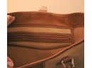 Designer Dooney Bourke Handbag With Wood Handle Tall & Black Genuine Leather Handbag With Thin Strap