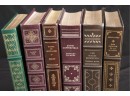 Collection Of Leather-Bound Books From The Franklin Library