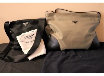 2 Designer Prada Handbags