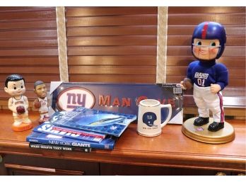 New York Sports Collection Includes Assorted Items As Pictured