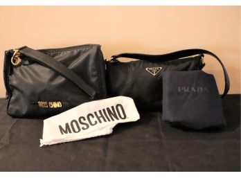 Womens Handbags Include Moschino & Prada Includes Dust Covers