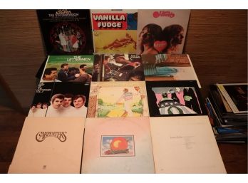 Collection Of Records Assorted Variety & Titles Includes Vanilla Fudge & More