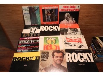 Collection Of Records Assorted Variety & Titles Includes Rocky & More