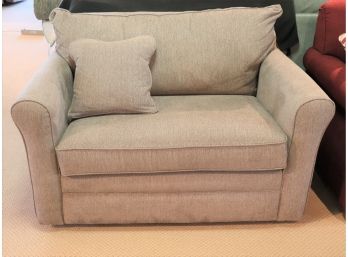 Sleeper Sofa Chair & A Half Mineral Color - 4-Inch Spring Mattress Very Comfortable Great For Guests