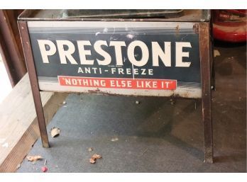 Vintage Prestone Antifreeze Display Stand