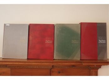 Vintage Hardcover Books The Times In Review 4 Book Set   1930-1969