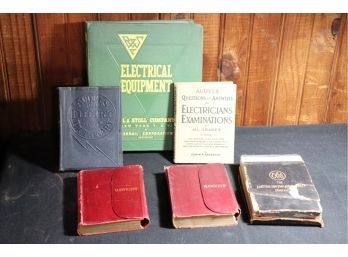 Vintage Electrical Manuals Russell & Stoll, Hawkins New Catechism Of Electricity, Audels Electric Dictionary