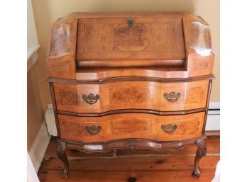 Antique Bombay Chest/Desk With Beautiful Inlaid Detail