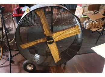 Master Mac-42-Bdf Industrial Fan On Wheels Approximately 43 Inch Diameter