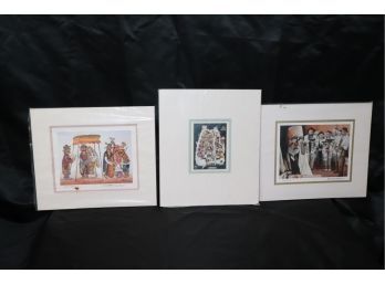 3 Signed Prints - Obican 120/1000, Ed Heckman 100/1000, Obican Ap Ed 1000 1994