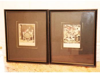 Set Of Framed Vintage Prints