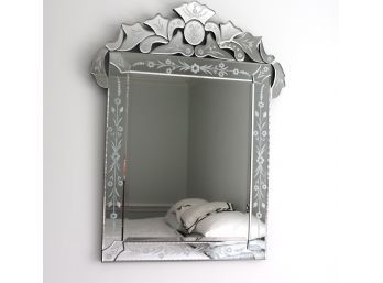 Pretty Venetian Accent Wall Mirror Measures 27 Inches X 35 Inches