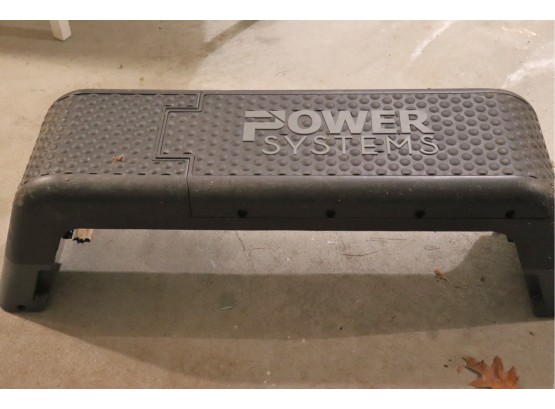 Power Systems Bench With Grip Top And Folding Legs. Great For Work Out