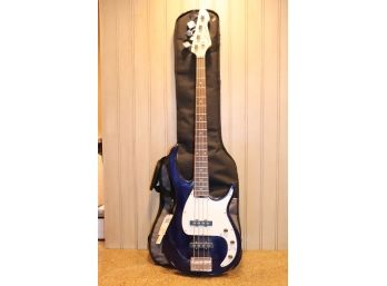 Peavey Milestone Exp Bass Guitar And Soft Case Which Becomes A Backpack